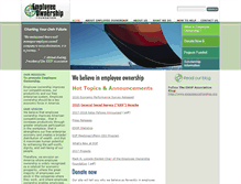 Tablet Screenshot of employeeownershipfoundation.org